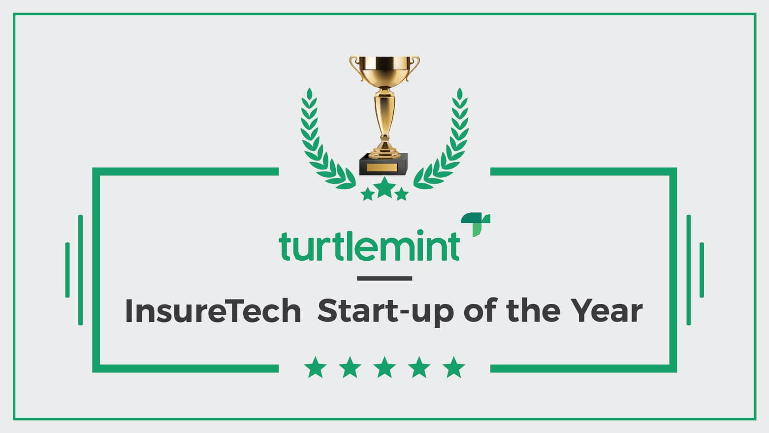 Turtlemint wins the “Insuretech Start-Up of the Year Award” hosted by Entrepreneur India